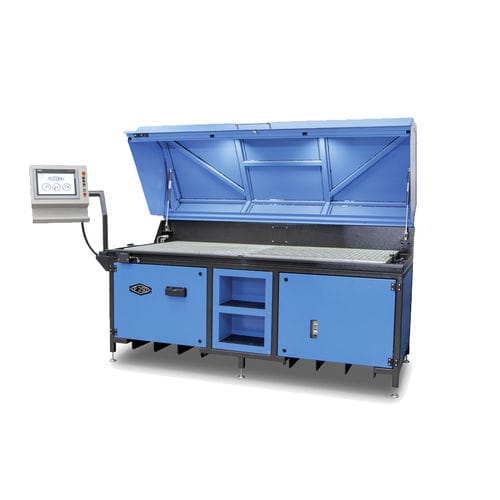 Стенд гидростатических испытаний P 250, шланговый баллон с компьютерным управлением