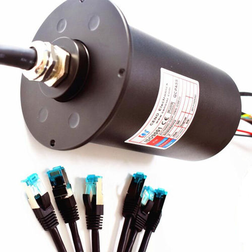 Токосъемное кольцо Ethernet ECN000-02P-09S-03EGроботизированный со цельным валомдля упаковочной машины