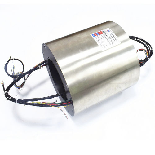 Токосъемное кольцо со сквозным отверстием ECN180-04P-04P2-04P1-26Sдля поворотных столовдля морского примененияиз нержавеющей стали