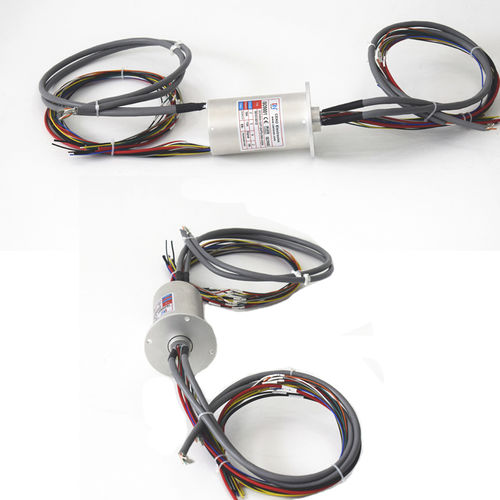 Токосъемное кольцо Ethernet ECN000-02P-04P2-09S-02EMс цельным валомдля телекоммуникационной сетидля генератора