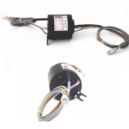 Контактное кольцо Ethernet ECN025-09P1-01EGс полым валомдля измерительных приборовдля промышленного применения