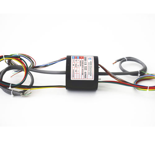 Контактное кольцо Ethernet ECN000-04P3-10S-01EM со сплошным валомдля системы видеонаблюдениядля ветрогенератора