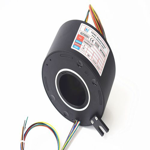 Контактное кольцо с полым валом ECN050-08P1 для упаковкидля военного применениядля кабельных барабанов