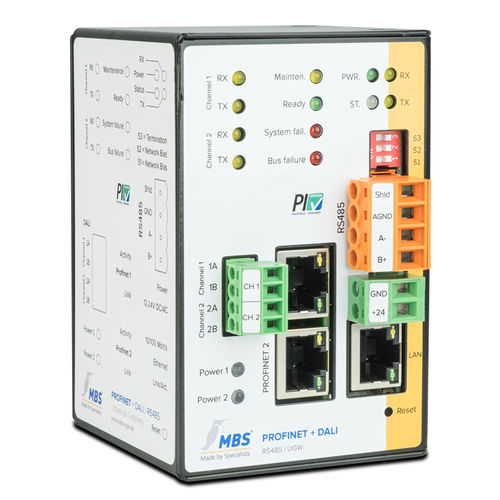 Коммуникационный шлюз PROFINET + DALIEthernetRS-485RS-232
