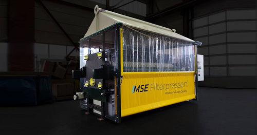 Фильтр-пресс пластинчато-рамный GFP 400 - 2000 с боковой балкойдля очистки сточных воддля осадка