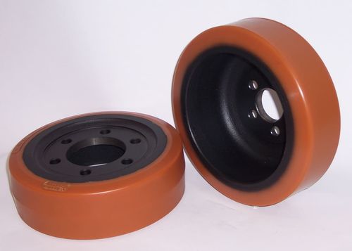 Колесо с цельной шиной серии ZM из полиуретана для тяжелых грузов