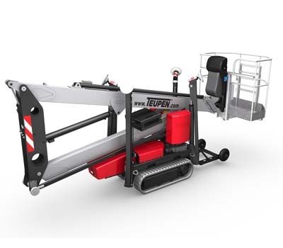 Гусеничный телескопический подъемник LEO 13 GTна аккумуляторекомпактный