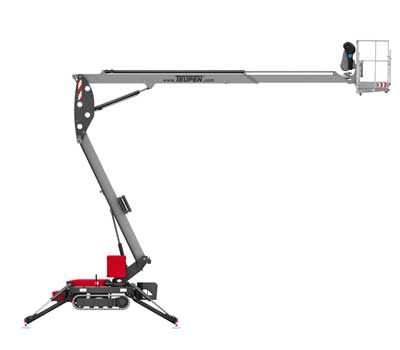 Гусеничный телескопический подъемник LEO 15 GTelectriccompact