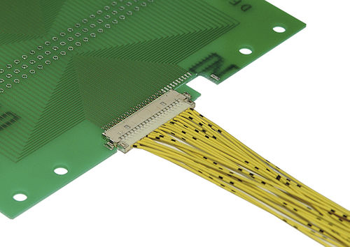 Разъем плата-провод DF19коаксиальныйпараллельныйобжимной