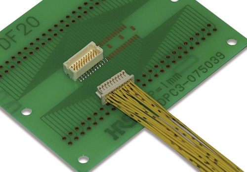 Разъем «провод-плата» серии DF20SMT, параллельный обжим