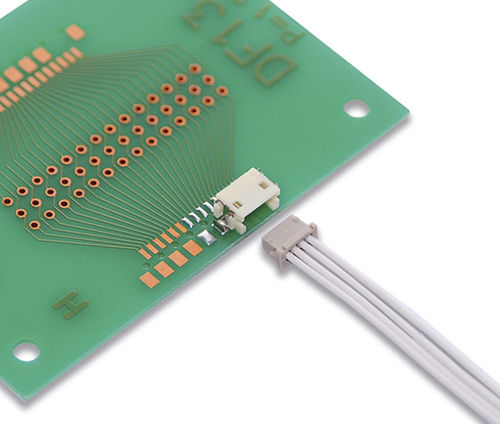 Разъем «провод-плата» серии DF13, параллельная обжимная плата