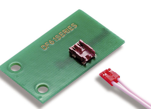 Разъем «провод-плата» серии DF61, параллельная обжимная плата