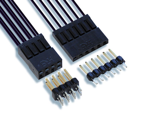 Разъем для передачи данных серии A1/A2, провод-плата, параллельный обжим