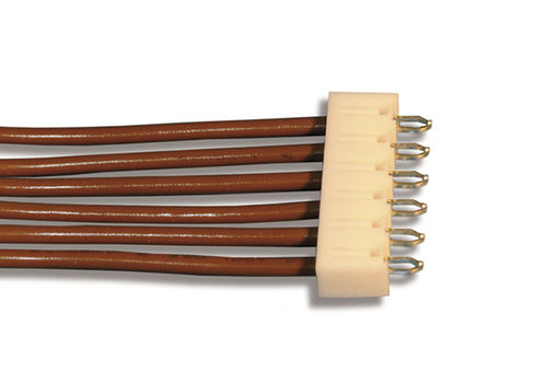 Разъем «провод-плата» серии DF6, параллельная обжимная плата