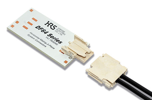 Разъем «провод-плата» серии DF64, «плата-плата», «параллельный обжим»