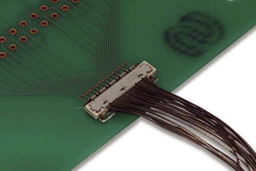 Коаксиальный разъем серии DF36провод-платаSMTпараллельный