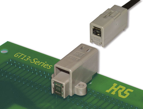 Коаксиальный разъем серии GT13прямоугольный, обжимной