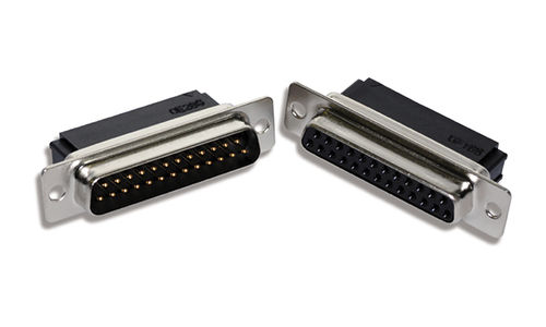 Coaxial connector FD seriesD-subPCBrectangular