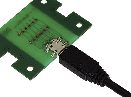 Разъем USB ZX Micro USB 2..0SMTпараллельная плата