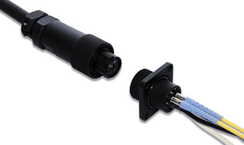 Гибридный разъем серии MF13Sоптоволоконныйкруглый байонетный разъем