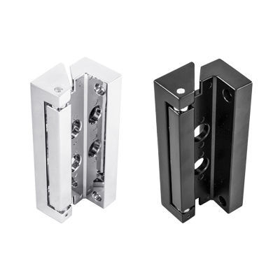 Угловая петля серии HGZ-002, литье под давлением из цинка, хромопорошковое покрытие