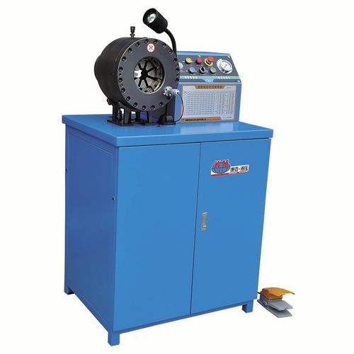 Машина для обжима шлангов КМ-91С-6полуавтоматическаягидравлическаявысокопроизводительная