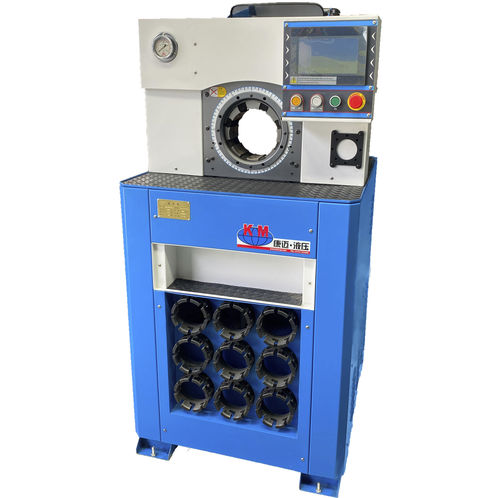 Машина для обжима шлангов КМ-81Б-51автоматическаягидравлическая с управлением от ПЛК