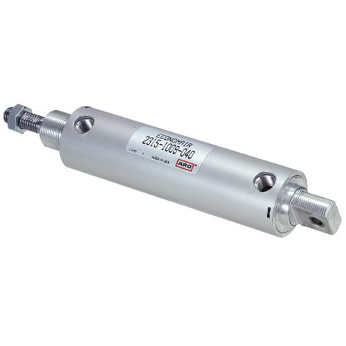 Pneumatic cylinder Economairwith threaded rodsdouble-actingaluminum