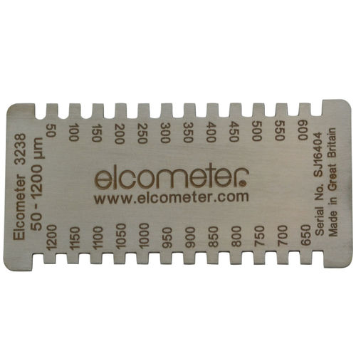 Гребенчатый толщиномер для влажной пленки Elcometer 3238стационарный для влажной пленки, нержавеющая сталь