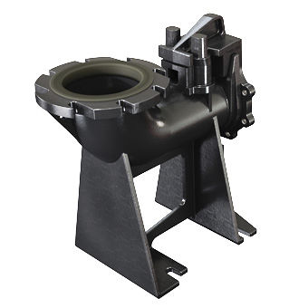 Гидравлический фитинг DAC-V 65÷350 винт-фланцевыйколено