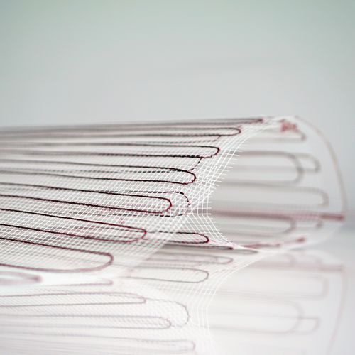 Нагревательный мат из стекловолокна, влажная зона снаружи