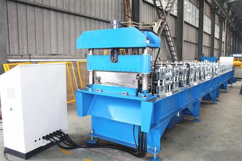 Машина для производства рулонных панелей для кровельных панелей, автоматическая резка, с управлением от ПЛК