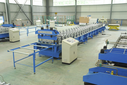 Машина для профилирования профилей, автоматическая резка, с управлением от ПЛК