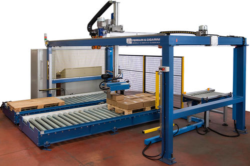 Портальный паллетизатор для кирпича