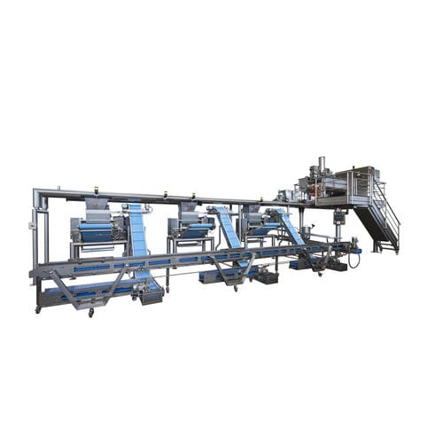 Тестомес непрерывного действия для макарон серии GR.IMодна емкостьдвухкамерная