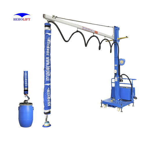 Pneumatic manipulator VCL120-2.5-Stdwith suction cuploadingfor drums