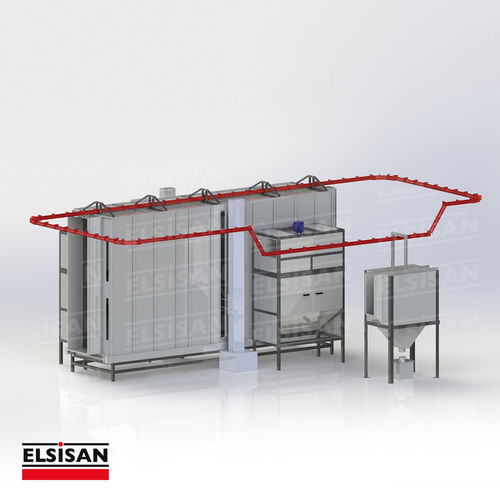 Powder coating machine