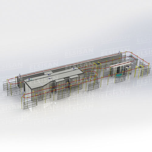 Линия порошковой окраски