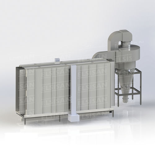 Закрытая циклонная камера порошковой окраски