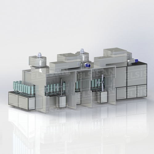 Закрытая покрасочная камера OBM-Vна запчастиводаавтоматическая