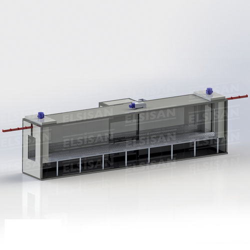 Drying oven curingtunnel