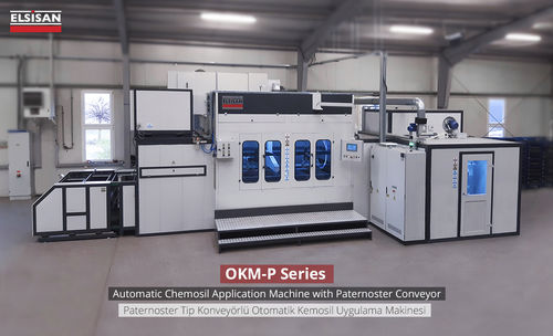 Двухкомпонентная покрасочная установка OKM-Pliquidавтоматическая для склеивания