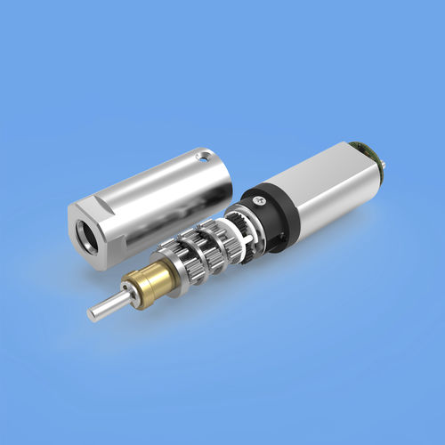 Мотор-редуктор постоянного тока ZWMD008008-XXXпланетарный соосный со сплошным валом