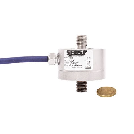 Миниатюрный тензодатчик серии 593, линейный тензодатчик растяжения/сжатия