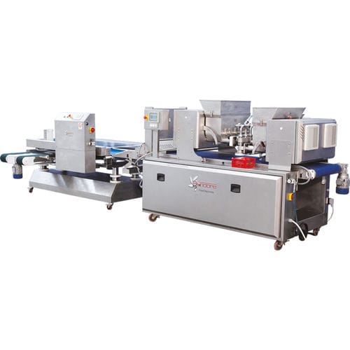 Линия по производству экструдированного печенья с экструдером MULTILINE 600с туннельной печью с несколькими головками