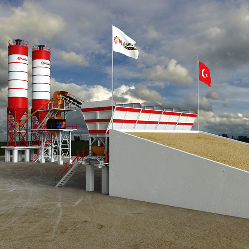 Стационарный бетонный завод Даймонд 60автомат