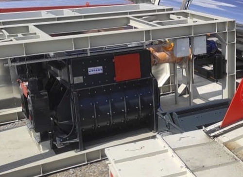 Лопастной смеситель периодического действия для гранулятов мобильный