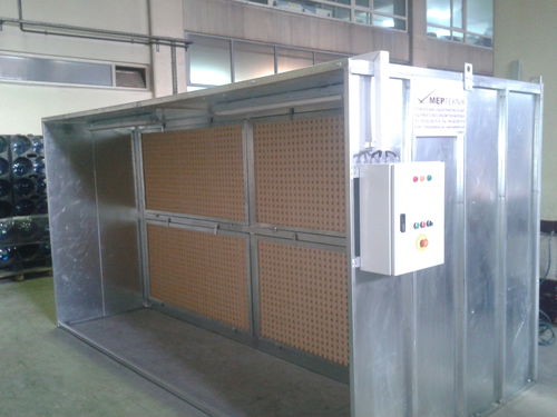 Открытая покрасочная камера для деталейсухой фильтрмокрая краска