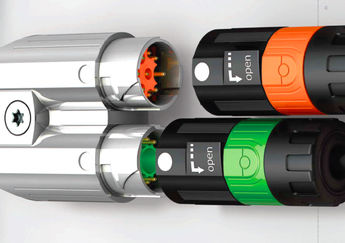 Разъем электропитания прямой, двухтактный, для датчиков