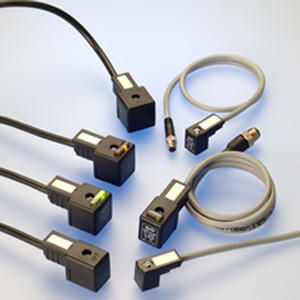 Разъем для передачи данных, источник питания, литой для электромагнитных клапанов